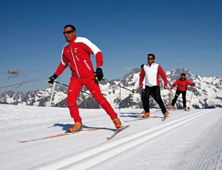  Cross-country skiing in Chaillol
